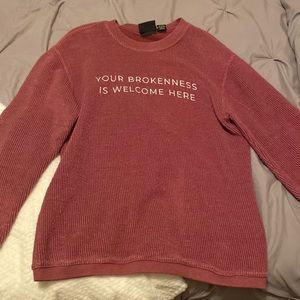 Crew neck sweatshirt